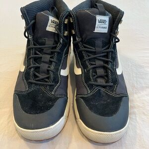 Vans UltraRange High-Top Black and White Sneakers